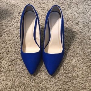 Royal blue heels